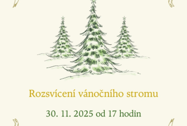 Rozsvícení vánočního stromu na Trotině dne 30.11.2025 od 16 hodin