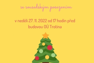Rozsvícení vánočního stromu na Trotině