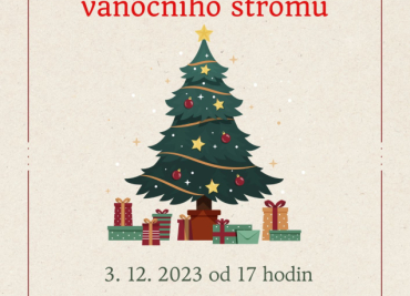 Rozsvícení vánočního stromu na Trotině